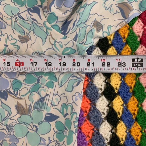 Vintage 1970s ACT III Union Made Pussy Bow Tie Collar Blouse Floral Prin… - Picture 13 of 16